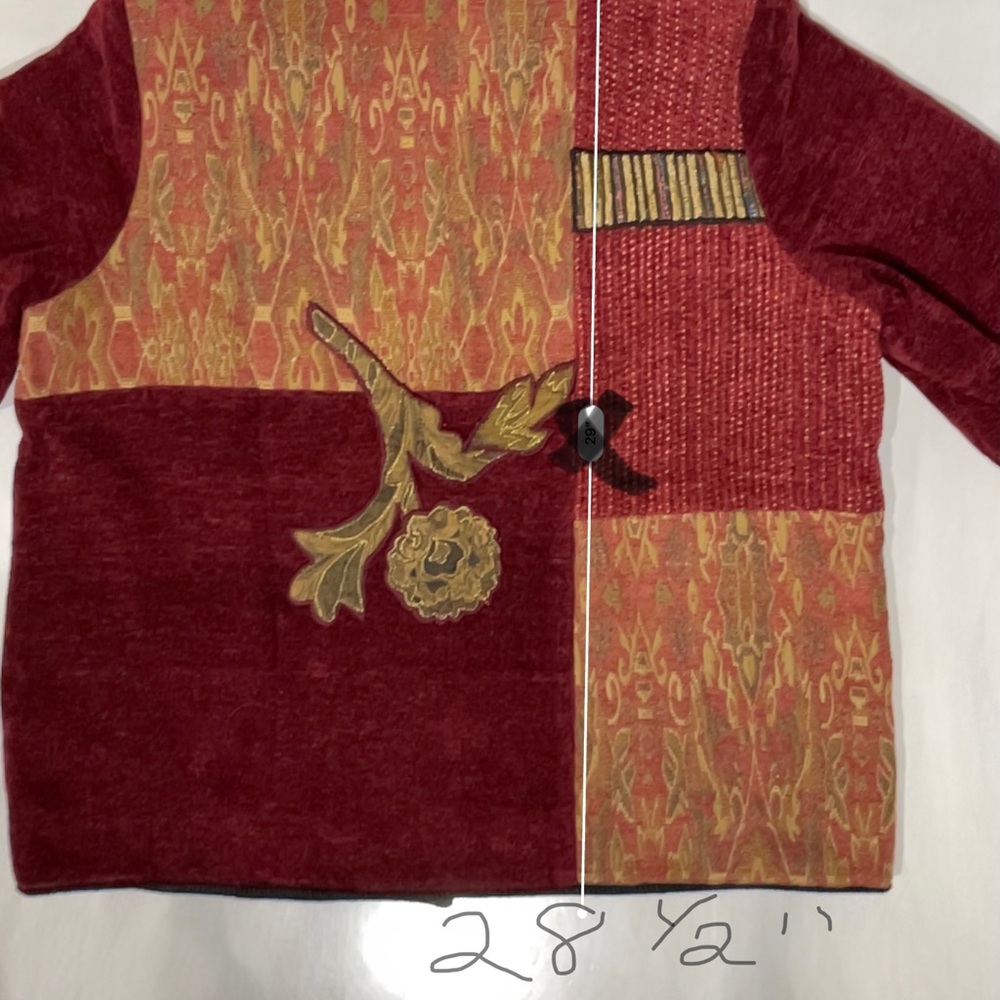 INDIGO MOON Woman’s Sz 1X Jacket NWOT tag; Lagenlook, Bode, Bohemian SALE❗️ - Picture 8 of 8